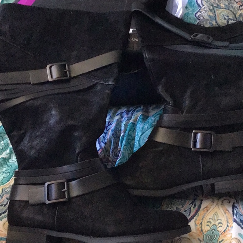 Black riding boots